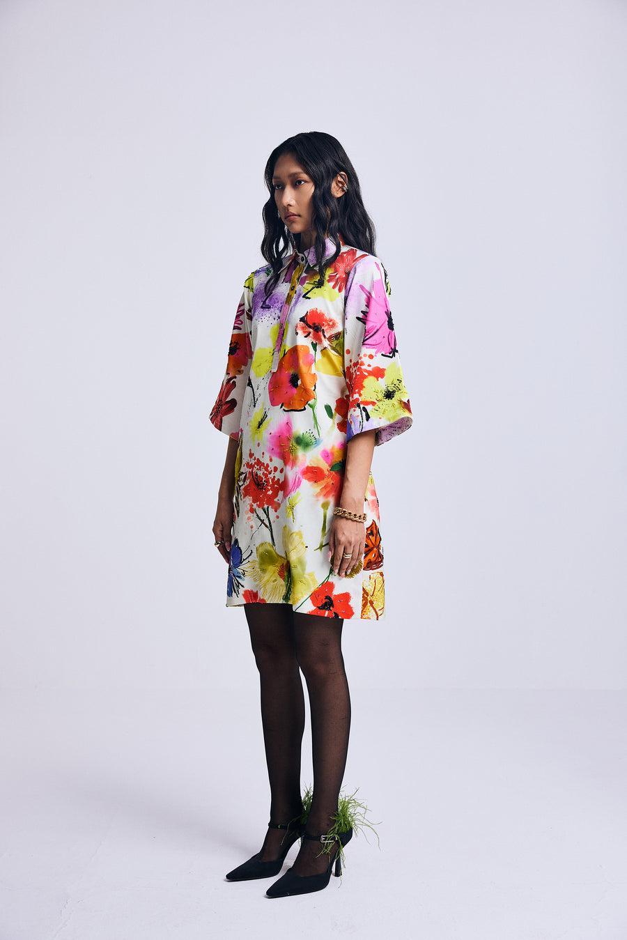 Paint me into Spring" Dress