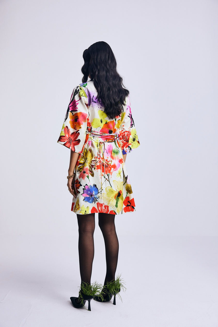 Paint me into Spring" Dress