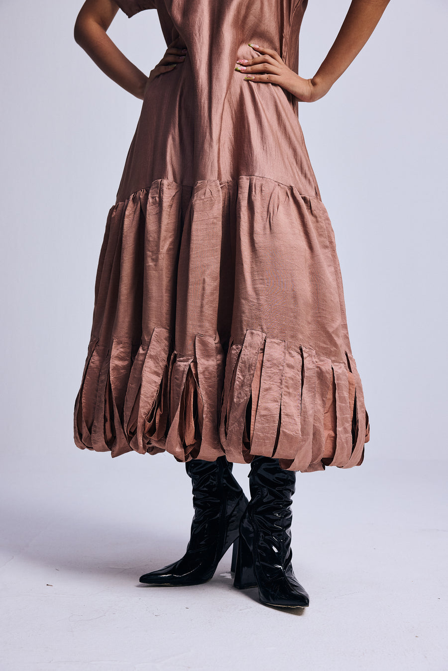 Bubble Script" Dress