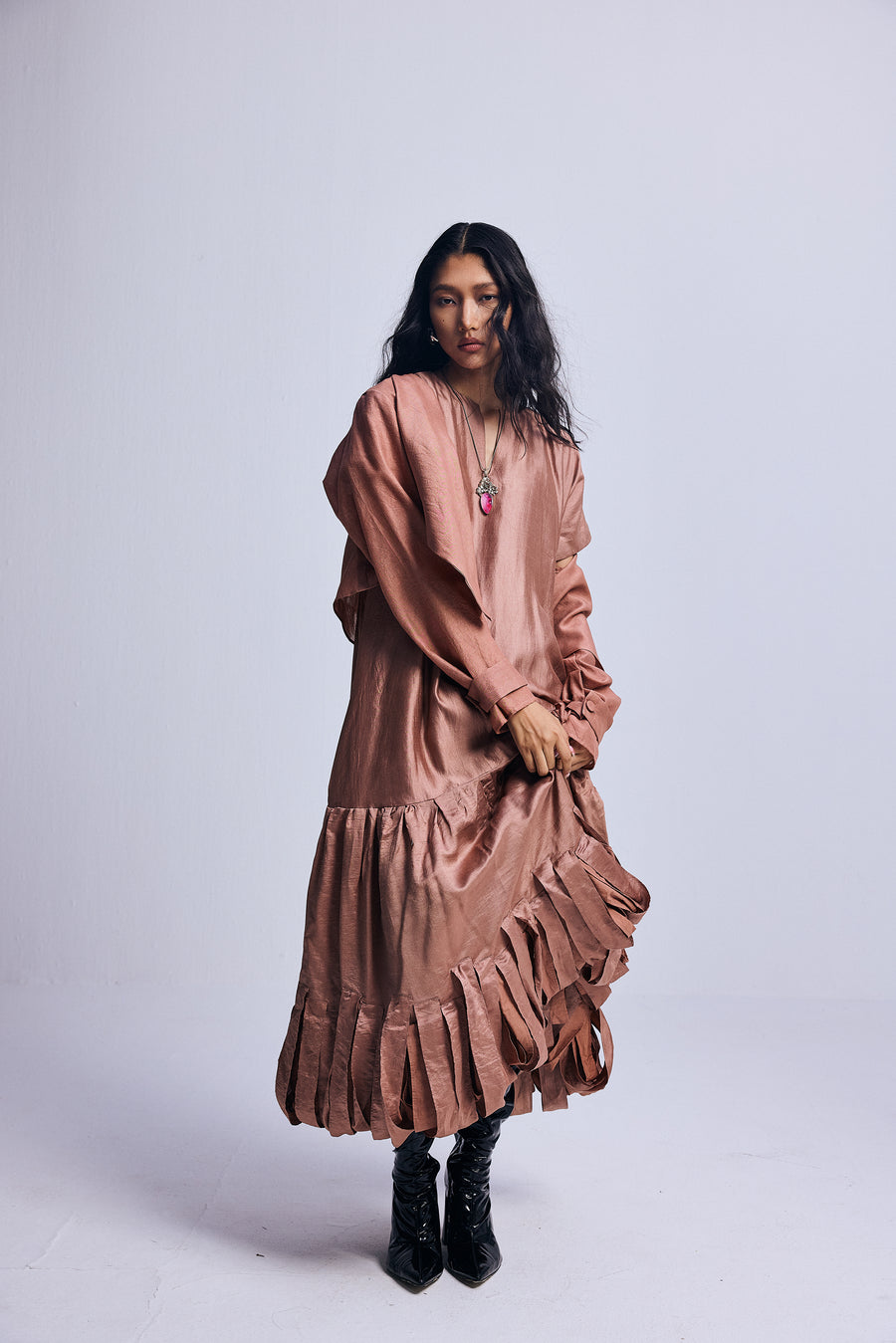 Bubble Script" Dress