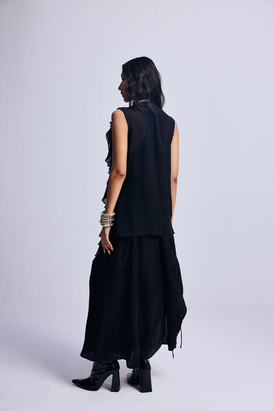 Whispered Volume" Dress