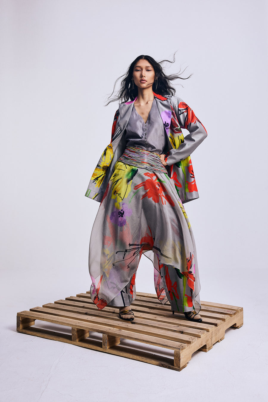 Whirl of Blossoms" Skirt
