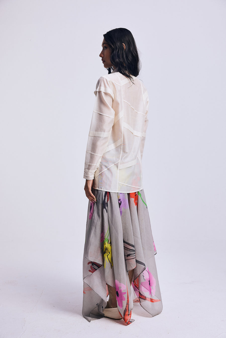 Echoes in Ivory" Shirt