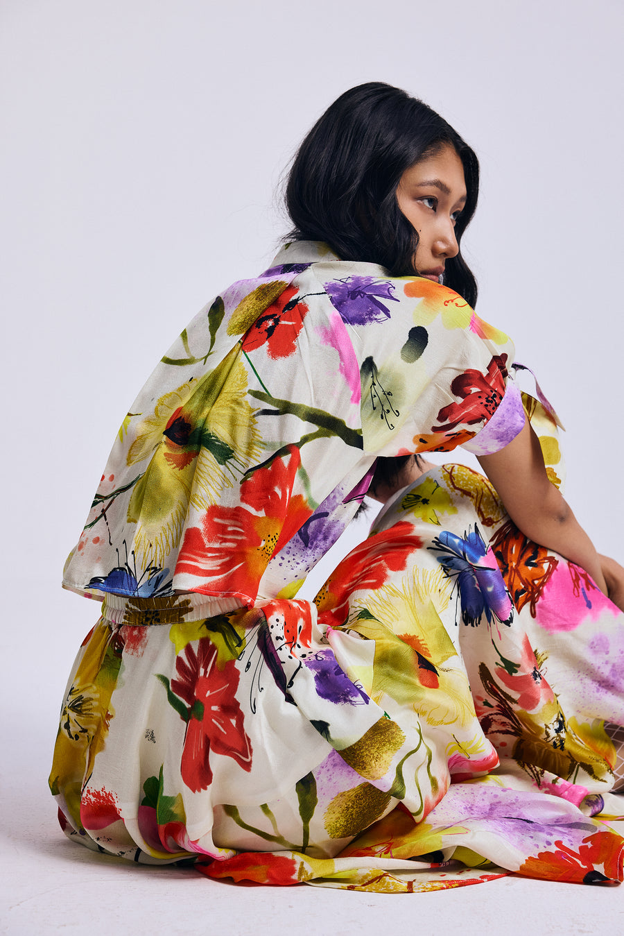 Lift me Quiet, Let me Bloom" Dress