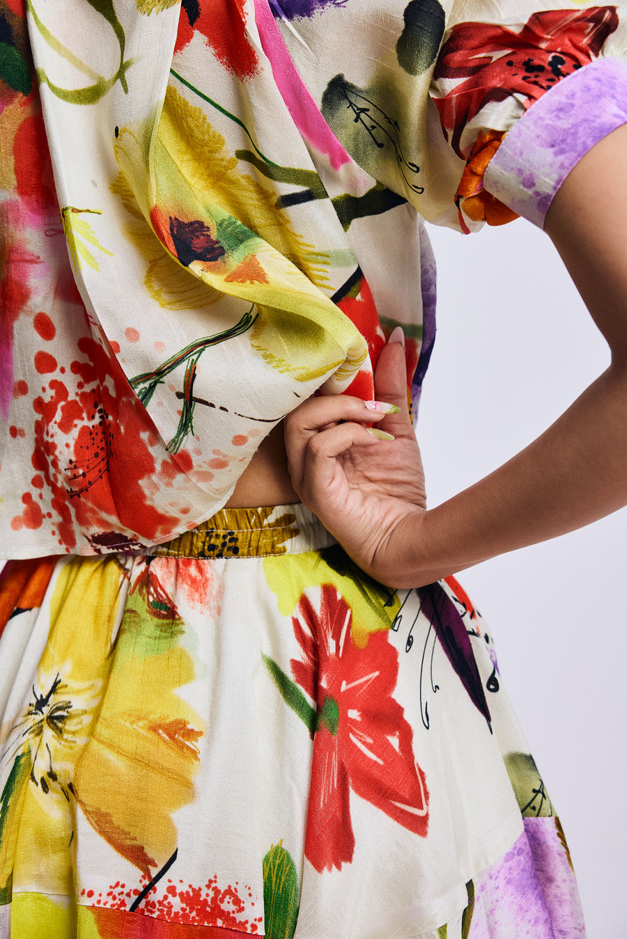 Lift me Quiet, Let me Bloom" Dress