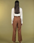 Wide Brown Trousers