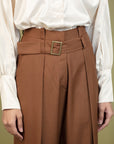 Wide Brown Trousers