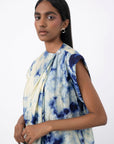 Cloud Dyed Drape Top