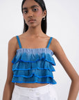 Swing in Ombre Crop Top