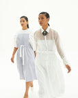 White organza dress