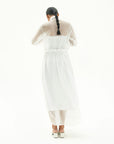 White organza dress