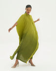 Hues of green kaftan