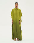 Hues of green kaftan